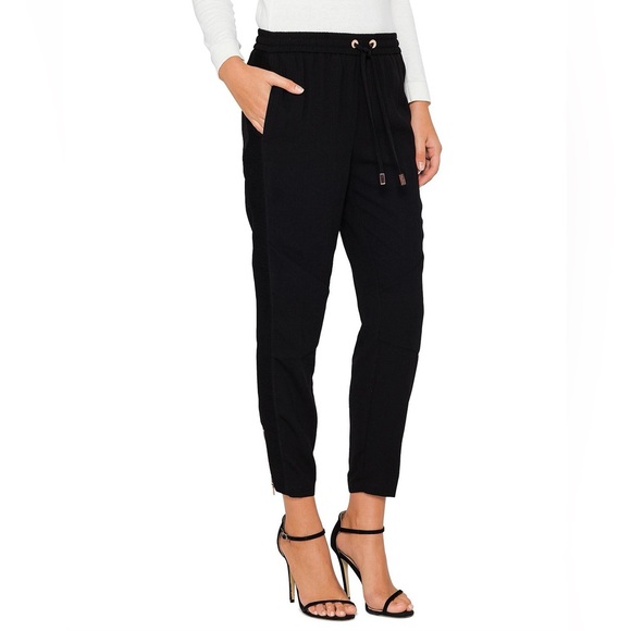 Ted Baker Black Drawstring Pants - Picture 1 of 13